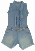 Macacão Infantil Jeans